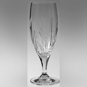 NWOT - Vintage Calla Lily by MIKASA Ice Tea Etched Crystal Multifunctional Glass